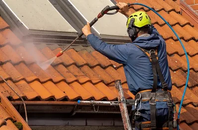 Démoussage et hydrofuge de toiture à Arette